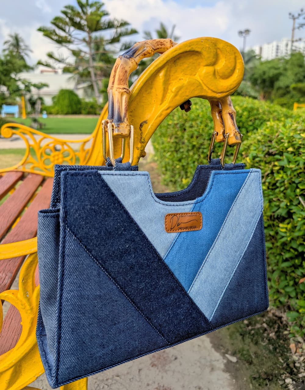 Classic Denim Shoulder Bag