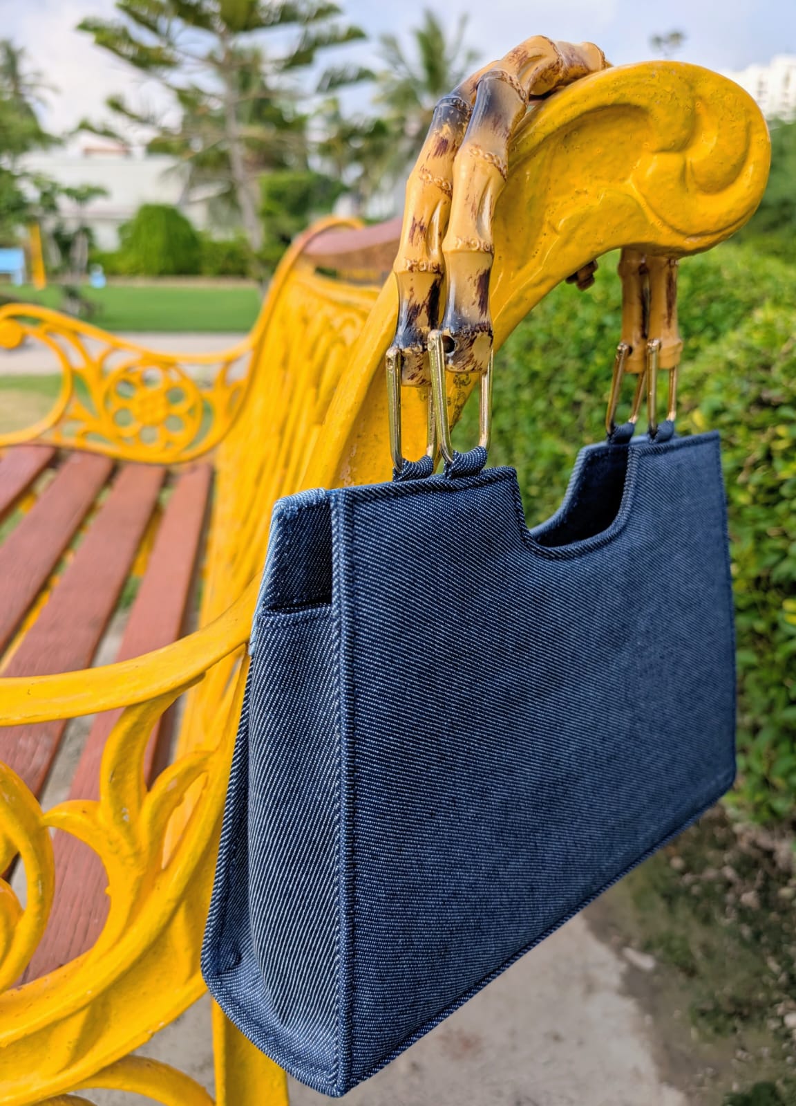 Classic Denim Shoulder Bag