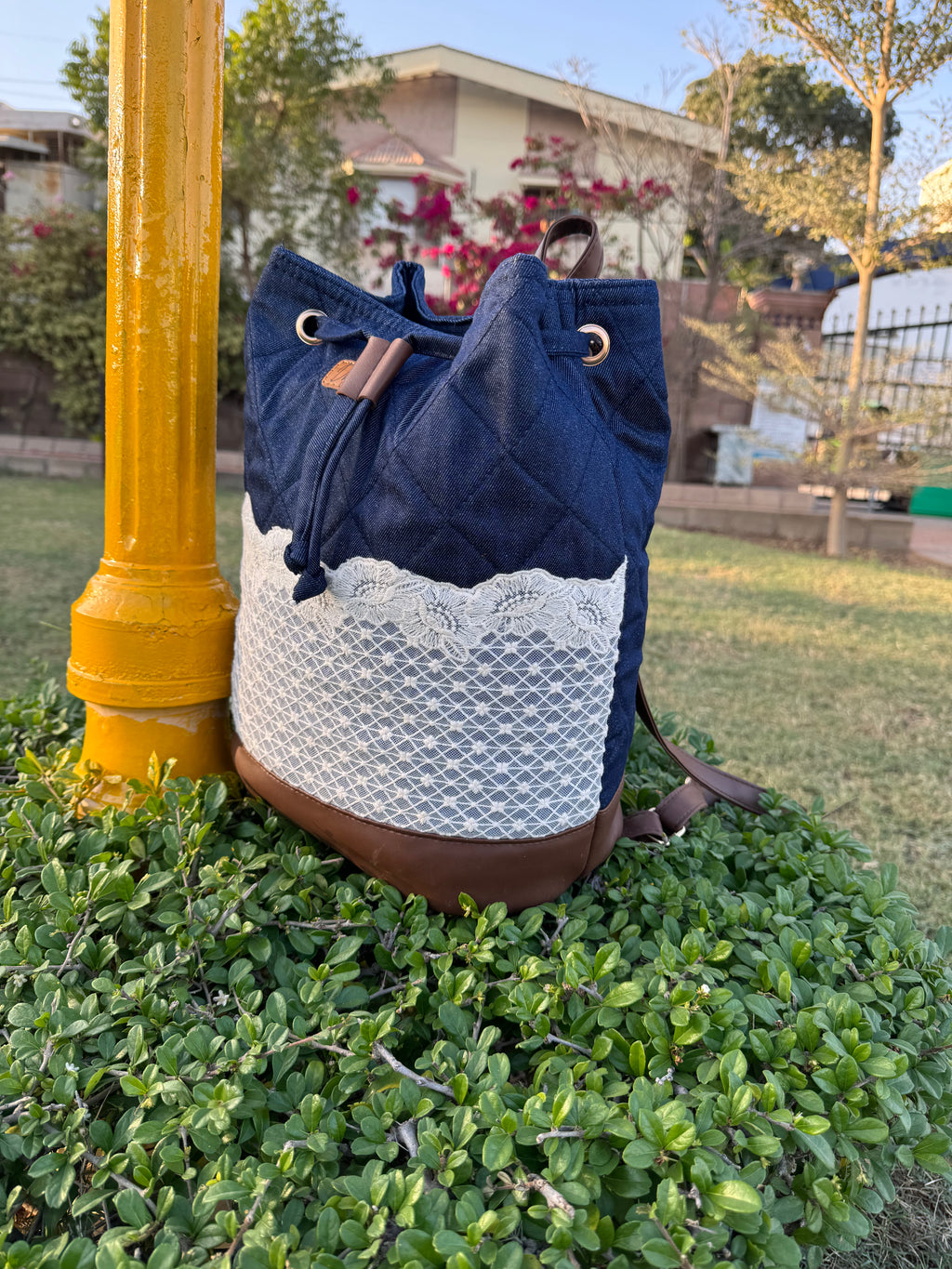 Chic Denim Sling Shoulder Bag