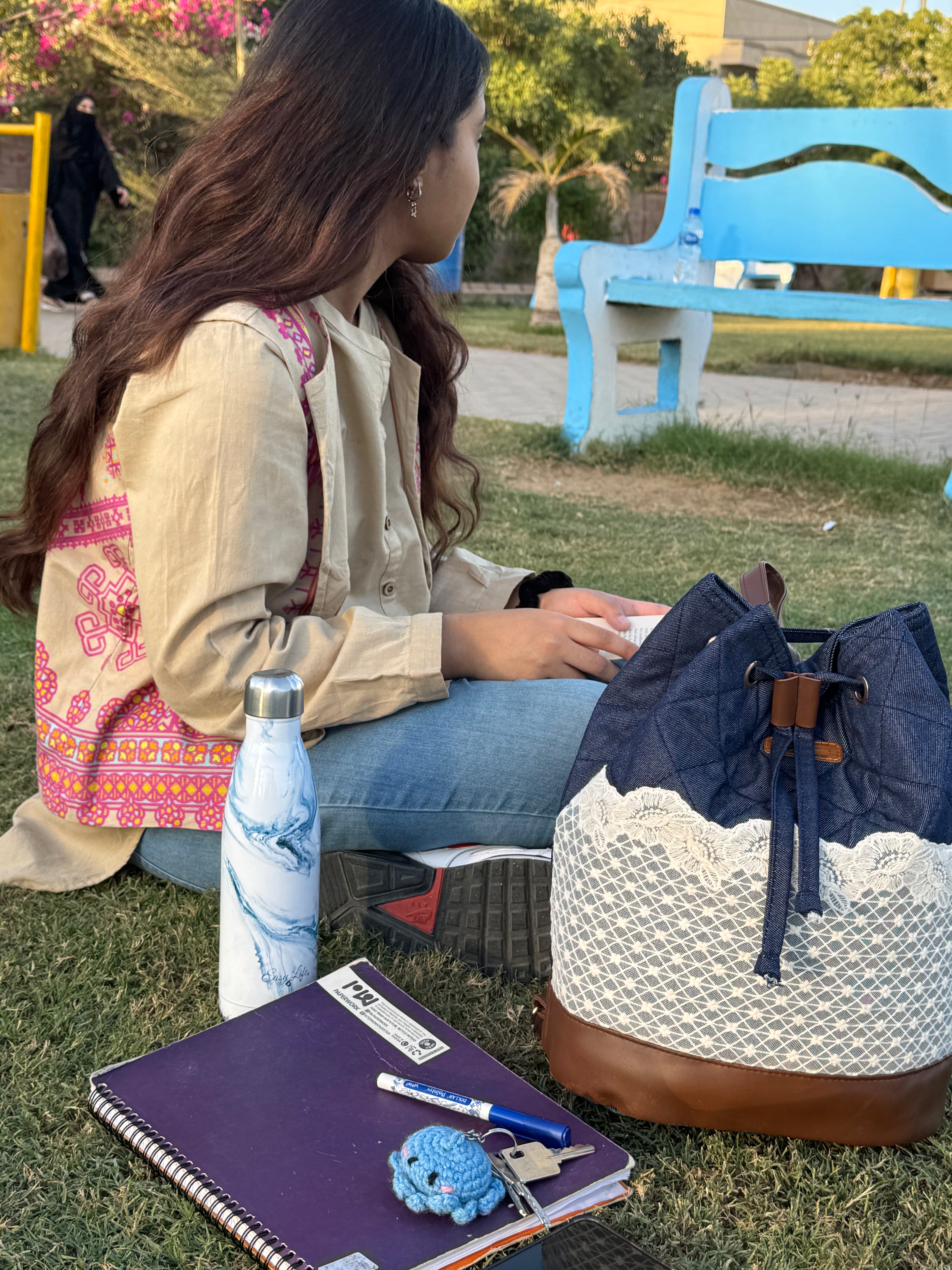 Chic Denim Sling Shoulder Bag